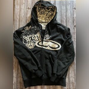 VINTAGE SRH ZIP UP MENS HOODIE, SIZE MEDIUM, Y2K,